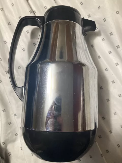 WMF Vacuum Jug Retro MCM Chrome Hot Cold Thermal Pitcher Carafe 1 Qt Japan