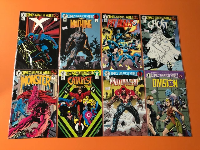 COMICS GREATEST WORLD week 1 2 3 4 Dark Horse x8 comics lot -