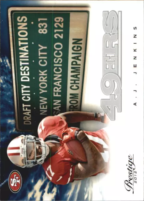 2012 Prestige Draft City Destinations Insert Cards Complete Your Set 1-30 U Pick