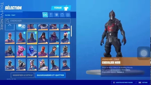 Code Fortnite Chevalier Noir - Édition Rare Multiplateforme Neuf Scellé