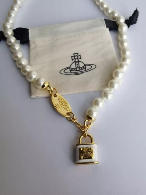 Vivienne westwood deals lock necklace