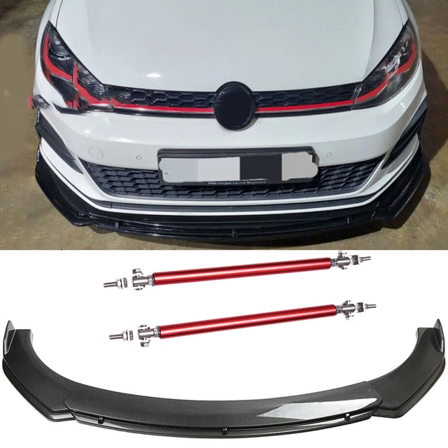 FOR VW GOLF MK7 MK7.5 GTI GTD Front Bumper Lip Splitter Spoiler