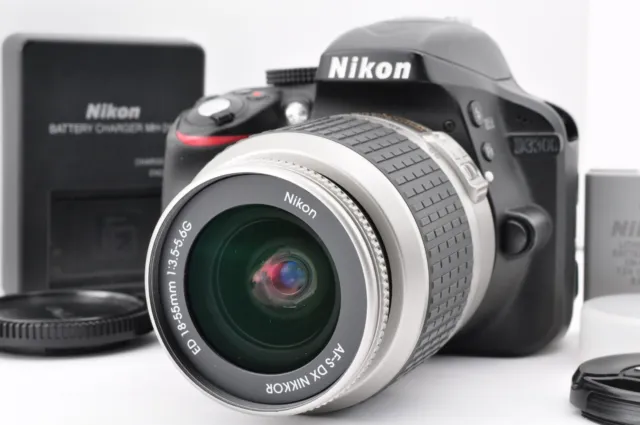 Nikon D3300 24.2MP Digital SLR Camera W/ AF-S 18-55 Near Mint from JAPAN #FB13