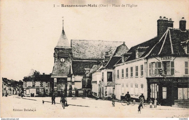 60 RESSONS SUR MATZ _S07667_ Place de l'Eglise Tabac Lemoine