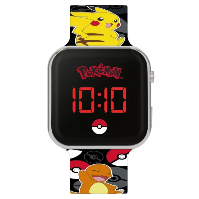 Pokemon Children's LED Digital Silicone Strap Watch