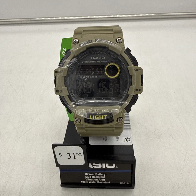 CASIO TRT110H-5BV, DIGITAL Watch, Countdown Timer, Stopwatch, Vibration ...