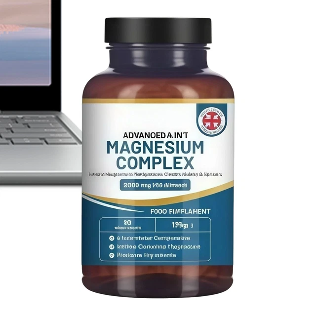 MAGNESIUM GLYCINATE 4-IN-1 Complex 2000mg - High Strength Magnesium ...