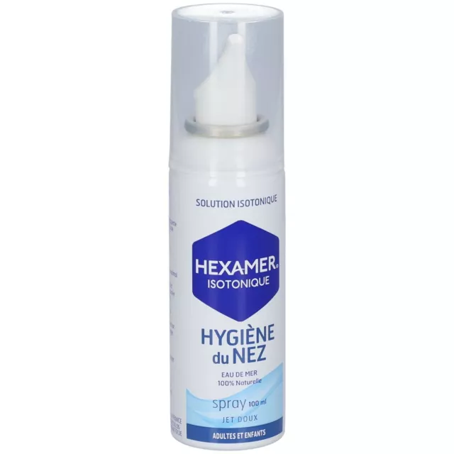 Hexamer Isotonique Hygiène du Nez pour adultes et enfants spray eau de mer 100ml