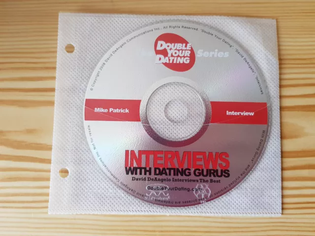 Interviews With Dating Gurus Mike Patrick & David DeAngelo Double Your Dating CD