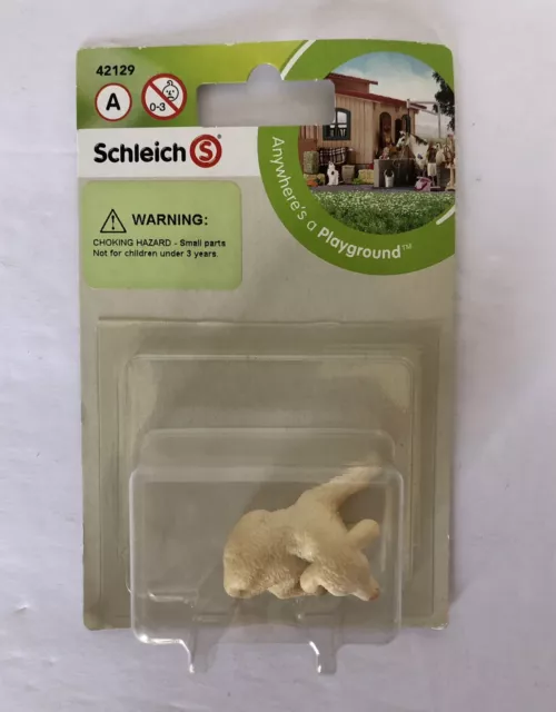 Schleich Lamb, Lying Item No. 13745 Laying Baby Farm Animal - New in Packaging