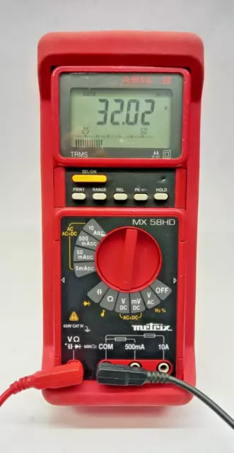 Multimètre numérique TRMS MTX3290 et MTX3291 de Metrix ASYC IV