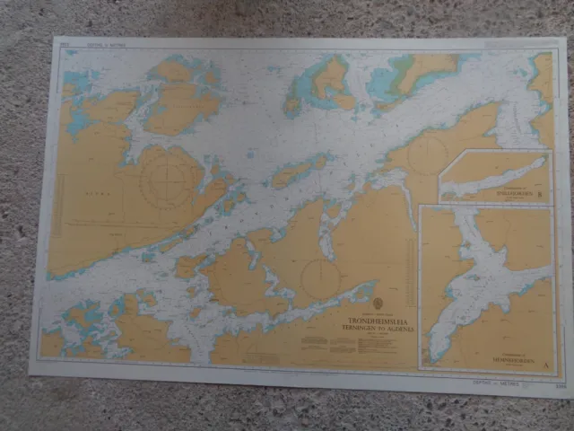 Card Marine/Trondheimsleia Terningen To Agdenes - Norway - West Coast