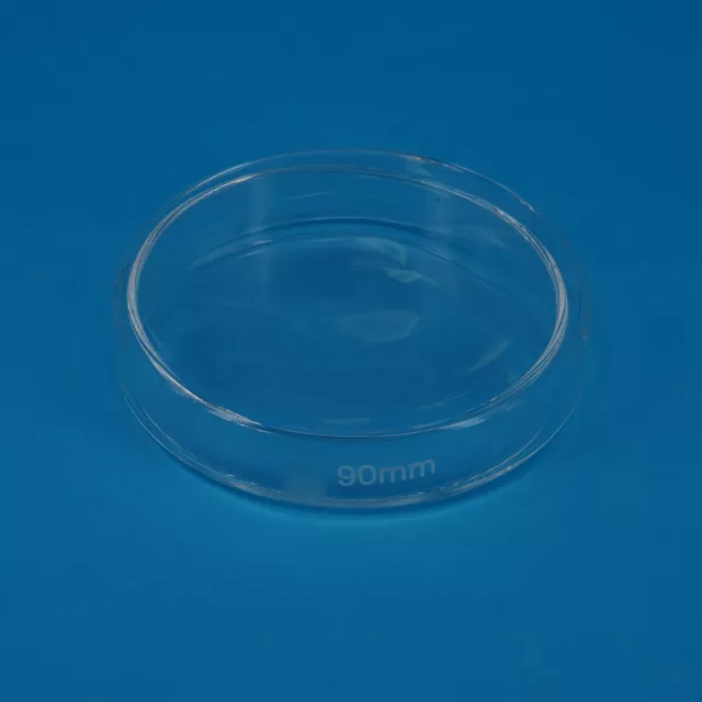 60-200mm Borosilicate Glass Petri Culture Dish with Lids For Lab Bacterial Yeast