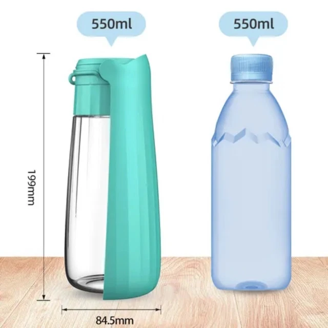 Foldable Pet Folding Drinker Plastic Dog Water Bottle Durable   Travel 2