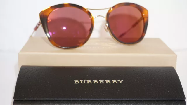 BURBERRY New Sunglasses Havana Gold Pink BE4251Q 3316D0 53 20 140