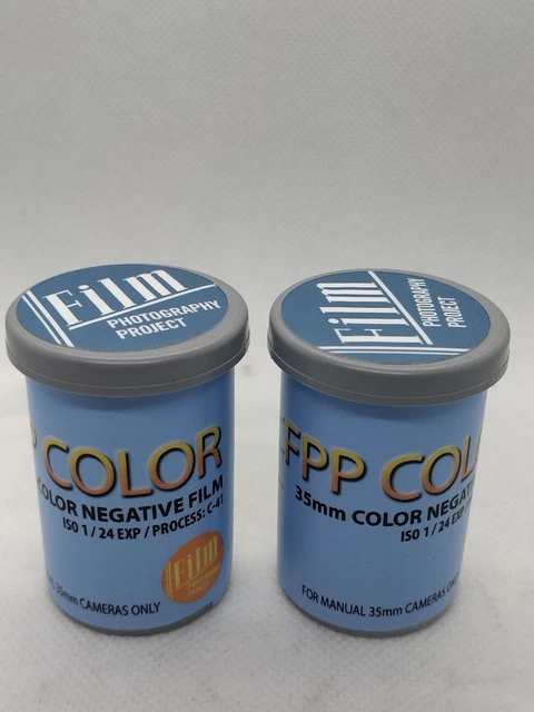 Fpp Color Film 35mm Iso1/ 24 Exp. 2 Rolls