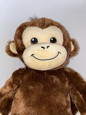 Build A Bear Smiley Monkey Brown Plush 18" Soft Eyes Toy Stuffed Animal 2