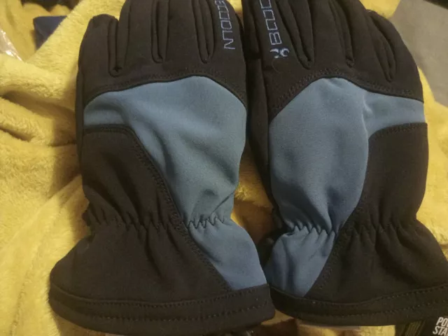 Boodun Men's Women's  Size S Blue Black Ski Sports Gloves