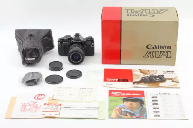 [Almost UNUSED in BOX] Canon AV-1 Film Camera + FD 35-70mm f4.0 Zoom Lens  JAPAN