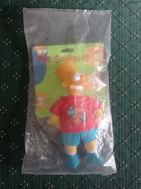 VINTAGE BART SIMPSON Peluche Pupazzo Giocattolo Plush Matt
