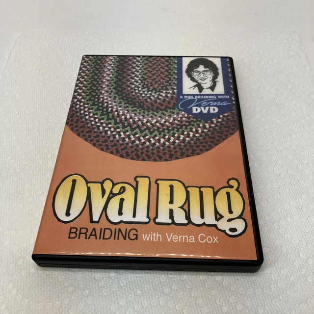 OVAL RUG BRAIDING by Verna Cox Craftswoman an Instructional DVD Video 1993