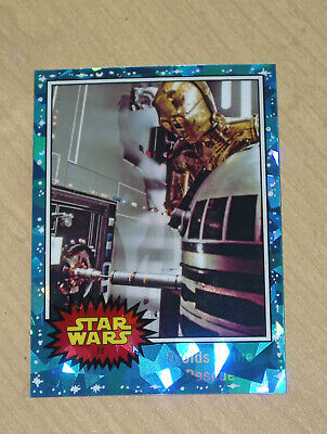 2022 Topps Star Wars SAPPHIRE Chrome base Droids to the Rescue #78