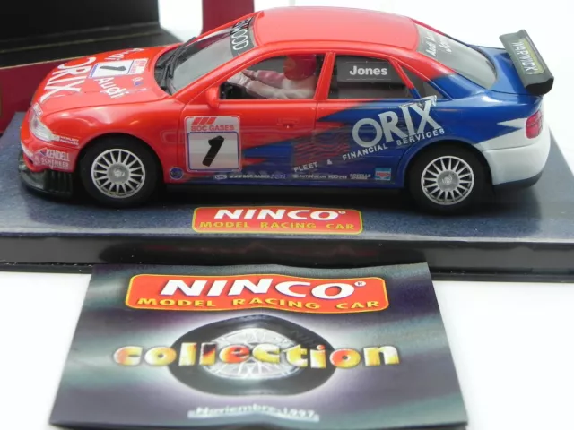 Ninco Audi A4 Orix slot car #1 Jones ref.50158 MIB 1:32