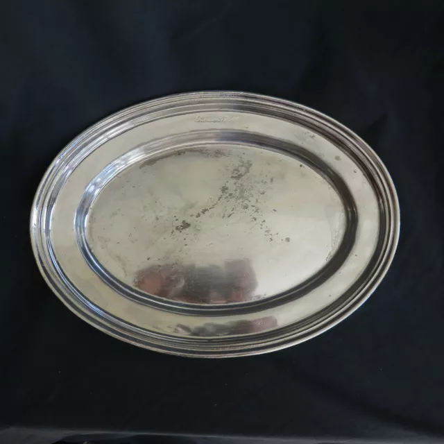 Hotel Silver - Vintage Fairmont Hotel Gorham Silverplate 12" Oval Serving Tray