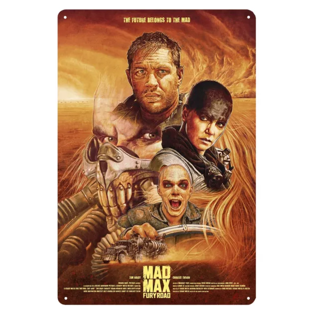 Mad Max Fury Road Movie Metal Poster Tin Sign 20x30cm