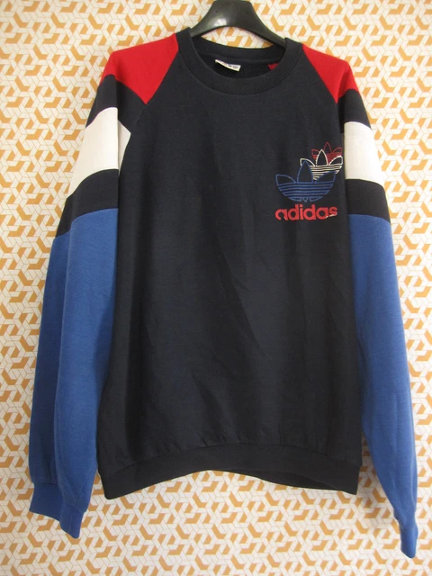 Maillot Foot - Vintage - Adidas - Equipe de France - Tilt Vintage