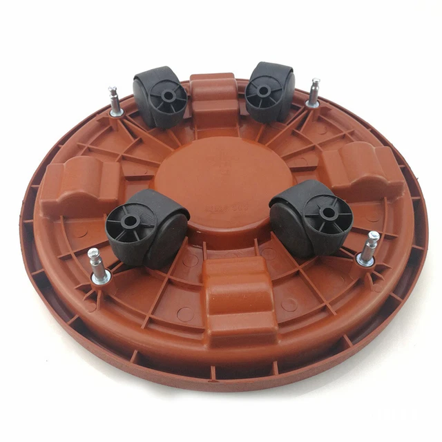 2 Pcs Plateau De Service Rond Pots De Fleurs D'extérieur Ça Peut Bouger