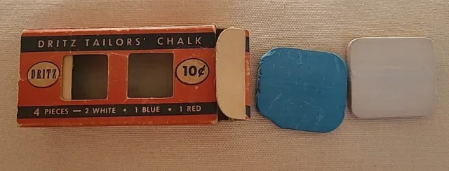 1949 Dritz Tailor's Chalk - White/Blue