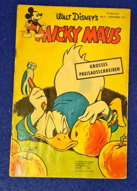 Micky Maus Comic Heft Nr.9 1955 (531)
