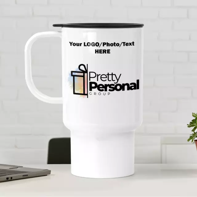 Travel Mug | Personalised | Any Logo | Photo | Text | Gift | Any occasion | 24hr