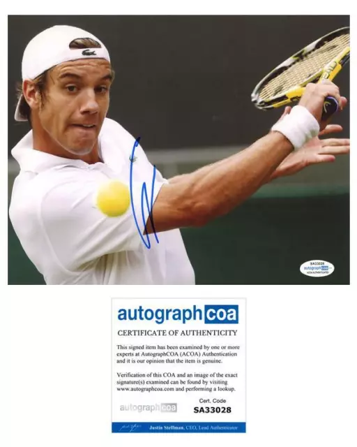 Richard Gasquet AUTOGRAPH Signed Tennis 8x10 Photo ACOA