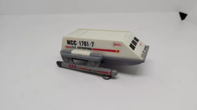 Figur NCC-1701/7 U.S.S. Enterprise Star Trek mit Minifiguren 1996 Playmates Toys