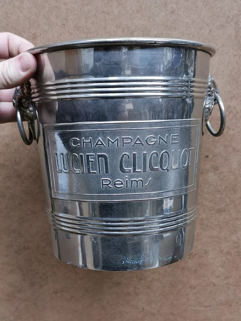 SEAU À CHAMPAGNE bleu CHEREAU LAMBLOT UNCHAIR vintage Reims France N4364 EUR 190,00 - FR