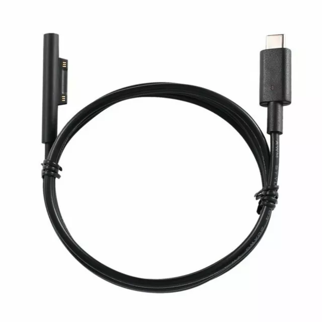 Microsoft Surface Pro3 Pro4 Pro5 Pro6 Pro7 USB C Type-C Charging Cable 15V 3A