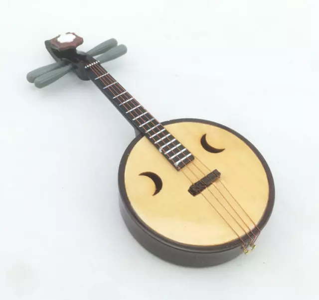 1/6 Scale Scene Accessories Chinese Ancient Musical Instruments Zhongruan Model