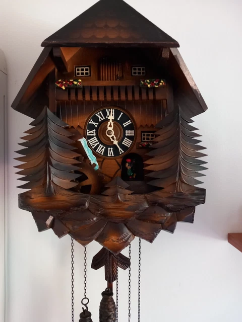 orologio cucu foresta nera con carillon