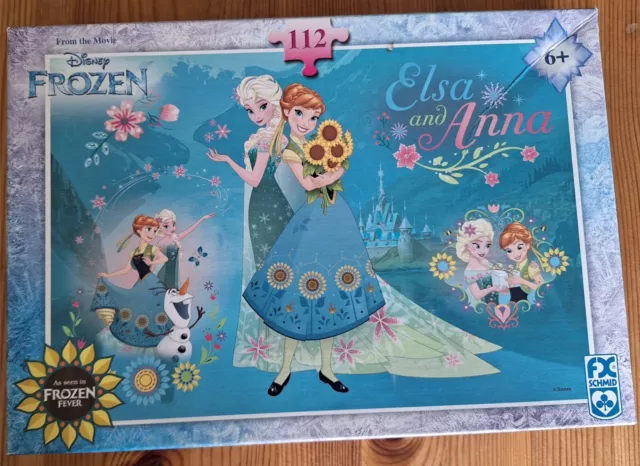 Puzzle 112 Teile Frozen Anna & Elsa 6+