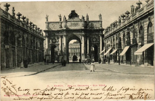 CPA Nancy-Arc de Triomphe-Rue Héré (187088)