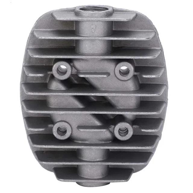 Durable Culasse Kompressorkopf G1/2In G3/8In Gris Filetage Intérieur Métal