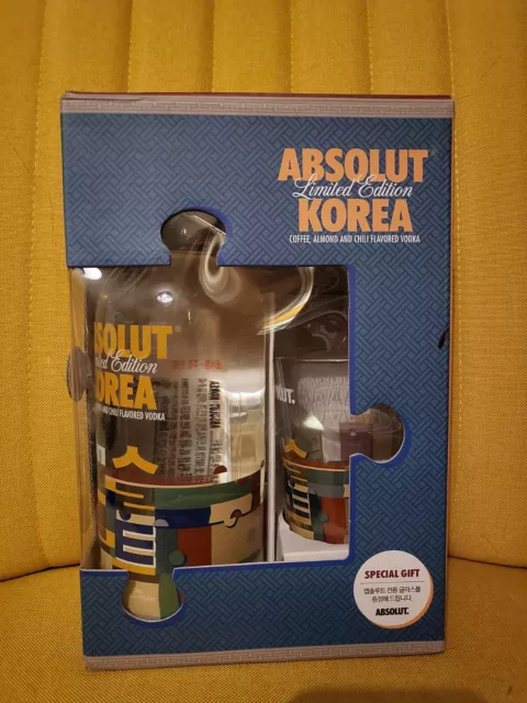 Absolut Vodka Korea 750 ml Giftbox, Voll und OVP, Limited Edition