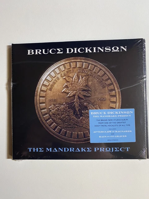 T-shirt Officiel Bruce Dickinson The Mandrake Project - Produit Licencié Rock Off - Couleur Noir - Unisexe
