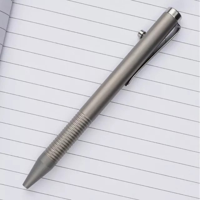 Titanium Pocket Ball Pen Ballpoint Pen Office Signature Students Pen Outdoor EDC