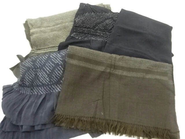 11143# Japanese Kimono / Heko Obi / Set Of 5