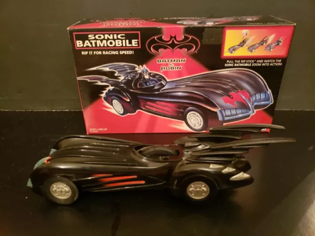 Batman & Robin Batmobile Loose Action Figure Vehicle 15.5 Kenner 1997