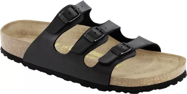 Birkenstock Florida schwarz mit Softfoodbed (Weichbettung)