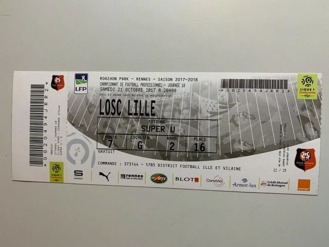 Lot 4 Billets Matches PSG, Montpellier, Nice, Monaco 1991 – Vieux Tickets FFF